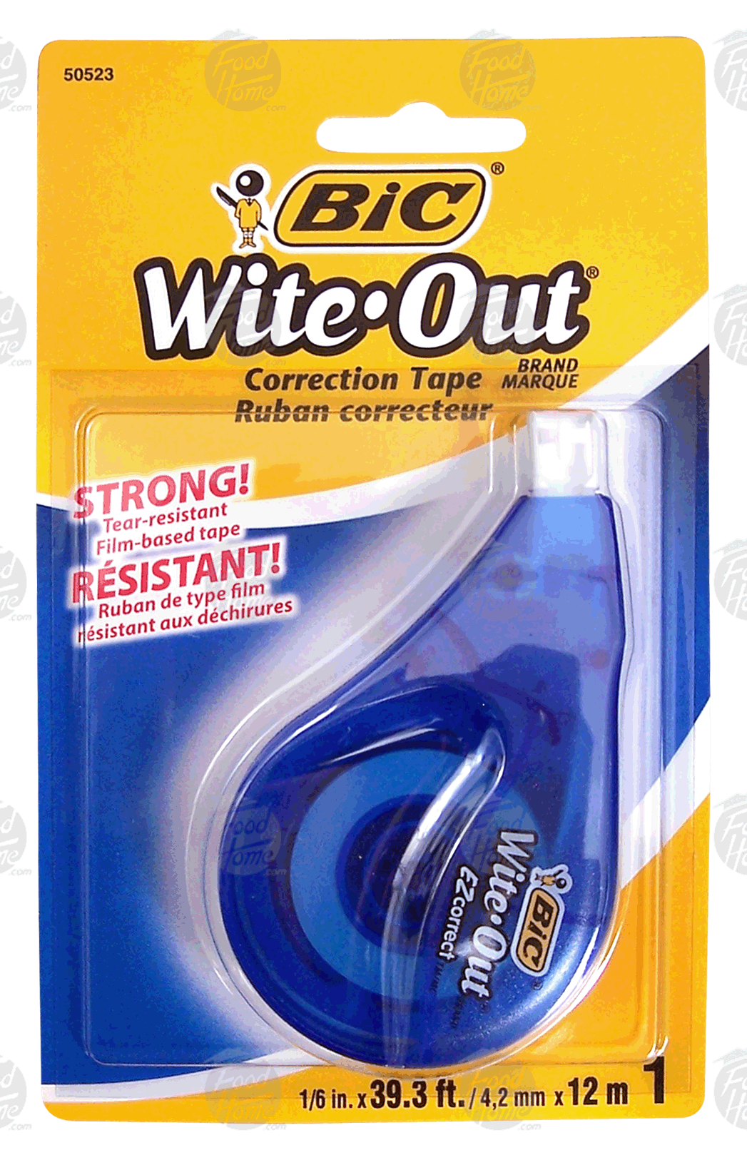 Bic Wite-Out correction tape, 1/6in x 39.3 ft Full-Size Picture